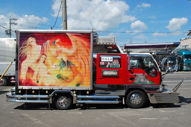 【149】いすゞエルフ　デコトラ　Wキャブ　アルミバン