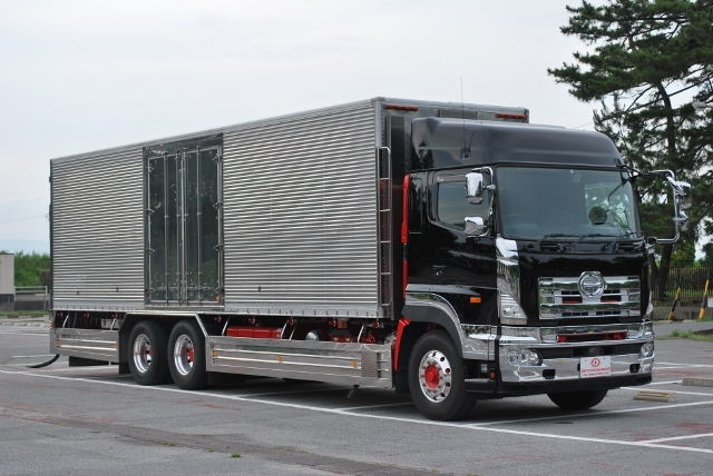 【110】Ｈ２７　グランドプロフィア　高床　冷凍アルミバン　総輪エアサス　ハイルーフ