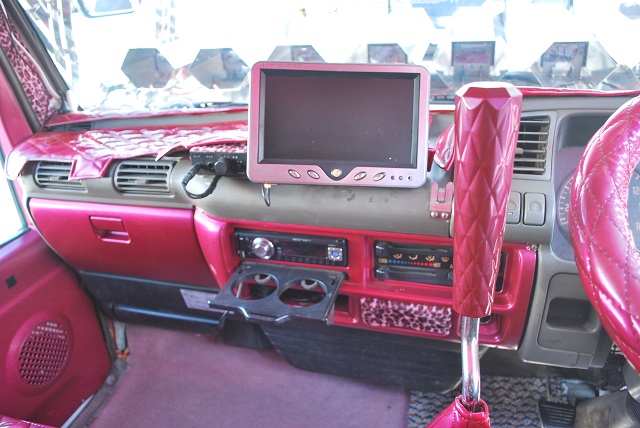 【149】いすゞエルフ　デコトラ　Wキャブ　アルミバン