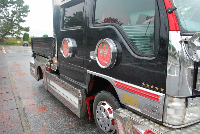 Ｈ12　いすゞ　エルフ　Ｗキャブ　ステンレスパーツカスタム多数