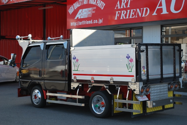 【59】H14　三菱ふそう　キャンター　Wキャブ　平ボディ