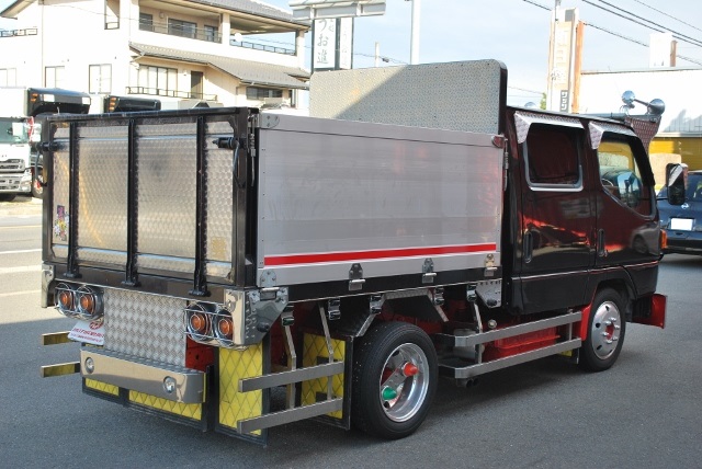 【59】H14　三菱ふそう　キャンター　Wキャブ　平ボディ