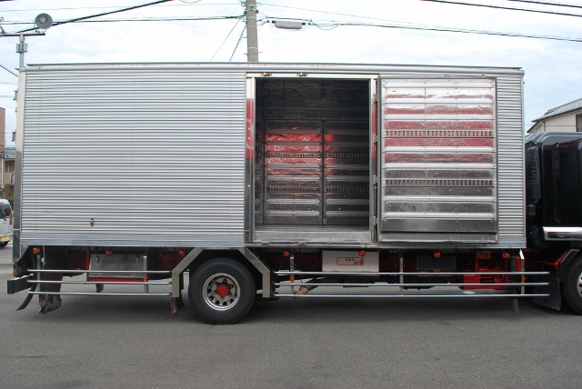 Ｈ22　いすゞ　フォワード　増トン　冷蔵冷凍車　キーストン　ジョルダー４列