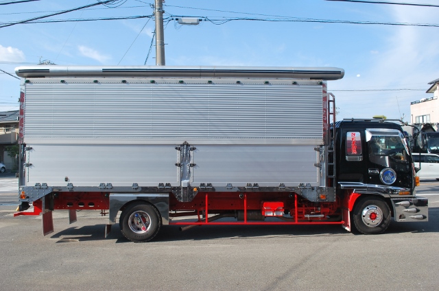 【252】いすゞフォワード　アルミウイング　造りボデー　カスタム多数