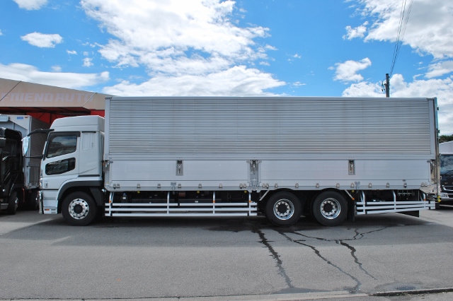 【270】三菱ふそうスーパーグレート　中低床　アルミウイング　ハイルーフ　総輪エアサス