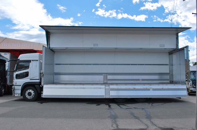 【270】三菱ふそうスーパーグレート　中低床　アルミウイング　ハイルーフ　総輪エアサス