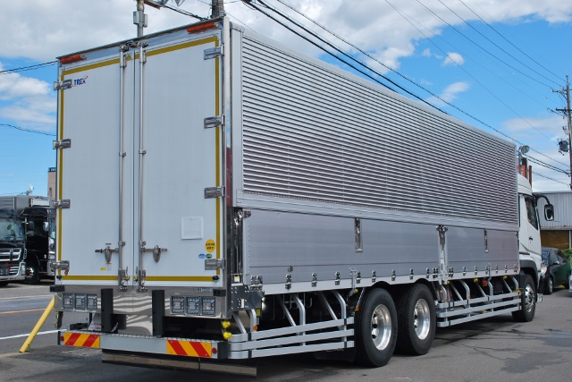 【270】三菱ふそうスーパーグレート　中低床　アルミウイング　ハイルーフ　総輪エアサス