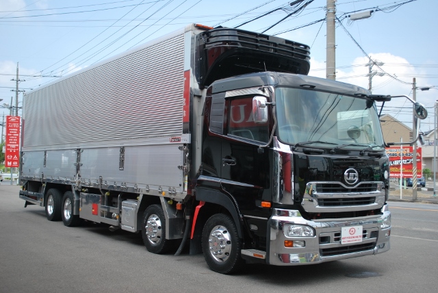 Ｈ23　ＵＤトラックス　クオン　低床　冷凍ウイング