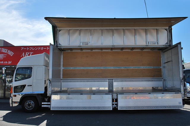 【280】日野レンジャープロ　セミワイド　アルミウイング　ハイルーフ　リヤエアサス