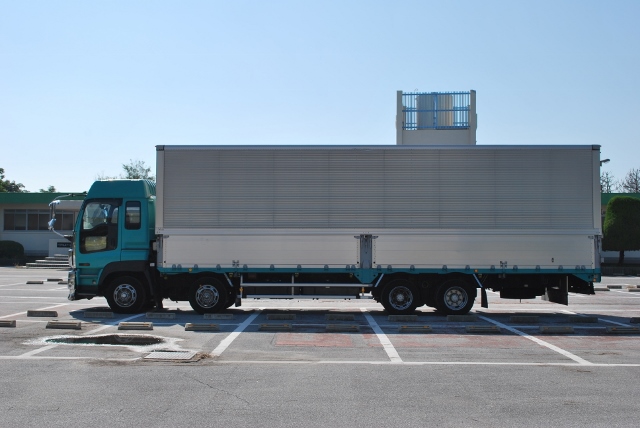 【168】いすゞギガ　低床　アルミウイング　ハイルーフ