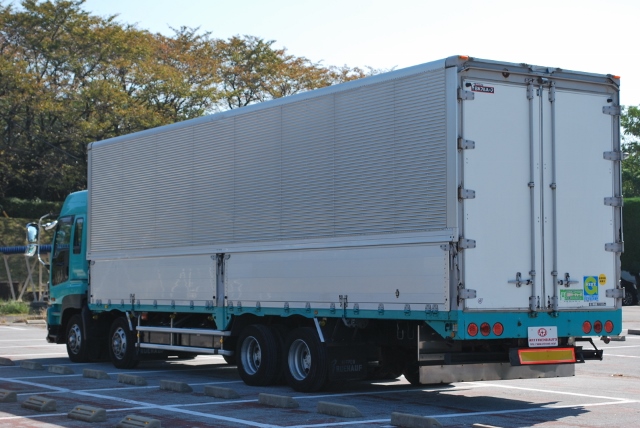 【168】いすゞギガ　低床　アルミウイング　ハイルーフ