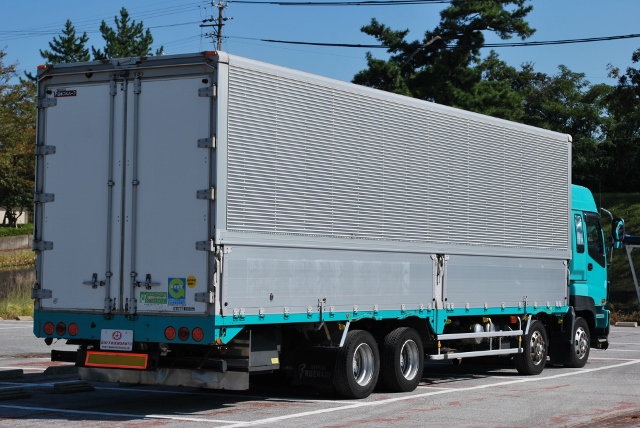 【168】いすゞギガ　低床　アルミウイング　ハイルーフ