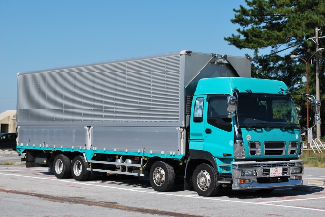 【168】いすゞギガ　低床　アルミウイング　ハイルーフ