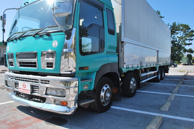 【168】いすゞギガ　低床　アルミウイング　ハイルーフ