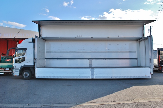 【307】三菱ふそうスーパーグレート　低床　パネルウイング　ハイルーフ　リヤエアサス