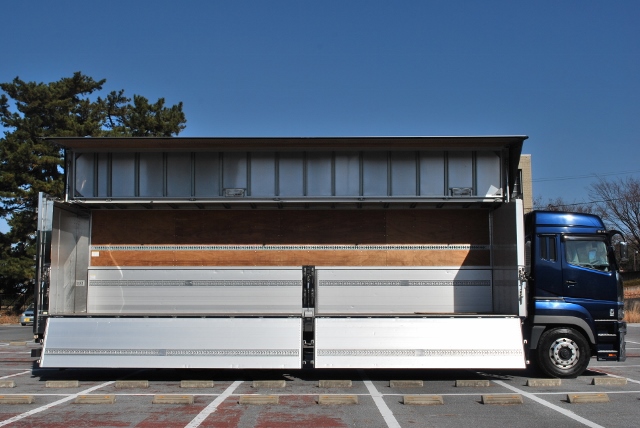 【180】三菱スーパーグレート　高床　アルミウイング　ハイルーフ