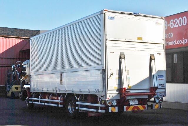 【181】いすゞフォワード　ワイド　アルミウイング　6200ボデー　フルゲート