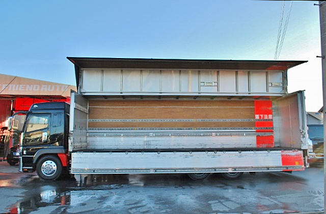 【151】三菱ふそうスーパーグレート　中低床　アルミウイング　ハイルーフ　総輪エアサス