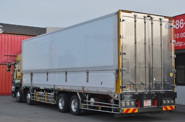 【322】いすゞギガ　低床　冷凍ウイング　ハイルーフ　総輪エアサス