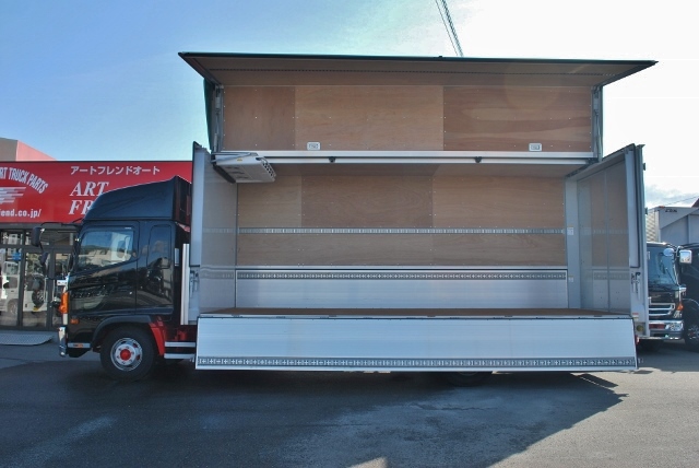 【195】日野レンジャープロ　ワイド　冷凍ウイング　ハイルーフ