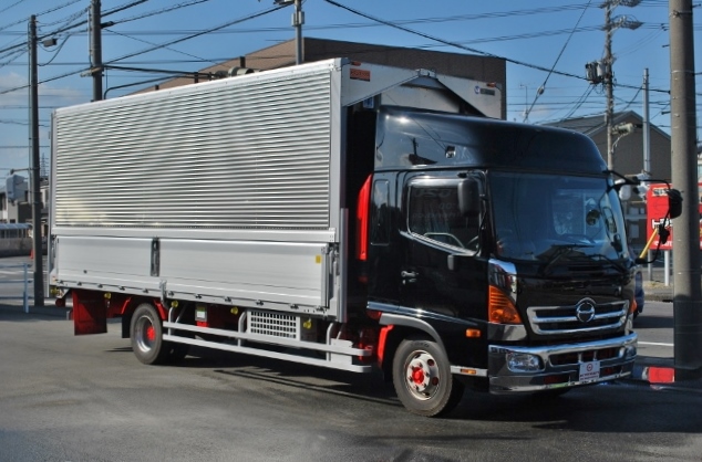 【195】日野レンジャープロ　ワイド　冷凍ウイング　ハイルーフ