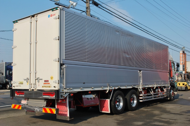 【377】日野プロフィア　中低床　アルミウイング　ハイルーフ　リアエアサス