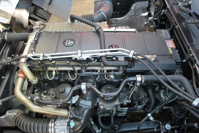 【375】三菱ふそうスーパーグレート　中低床　アルミウイング　ハイルーフ　総輪エアサス　