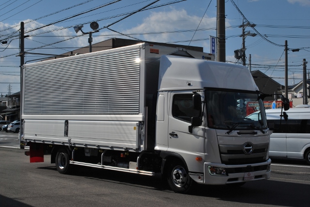 【380】日野レンジャー　ワイド　アルミウイング　ハイルーフ　リアエアサス