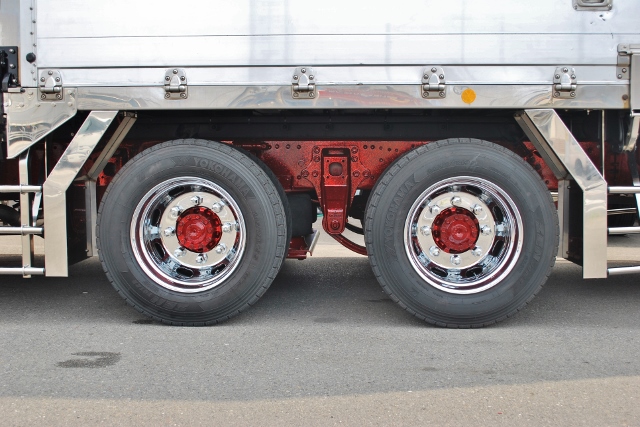 【385】三菱ふそうスーパーグレート　低床　冷凍ウイング　ジョロダー　キーストン