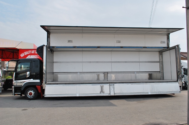 【385】三菱ふそうスーパーグレート　低床　冷凍ウイング　ジョロダー　キーストン