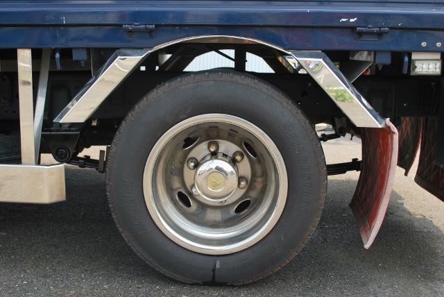 【413】三菱キャンターガッツ　Ｗキャブ　平ボデー　垂直ゲート