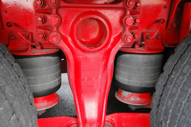 【424】いすゞギガ　低床　冷凍ウイング　リアエアサス