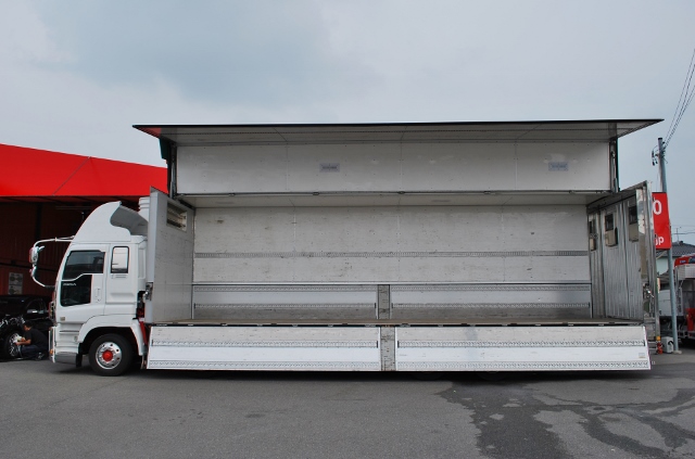 【424】いすゞギガ　低床　冷凍ウイング　リアエアサス