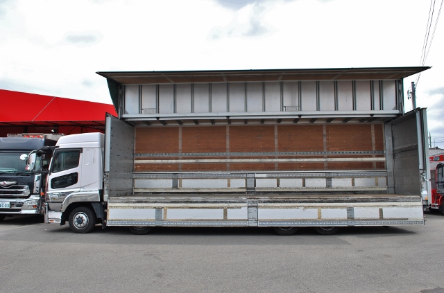 【453】三菱スーパーグレート　低床　アルミウイング　フルゲート