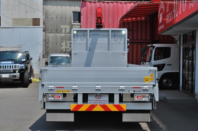 【464】日野　グラプロ　4軸後輪エアサス　4段ユニック　ラジコンフックイン