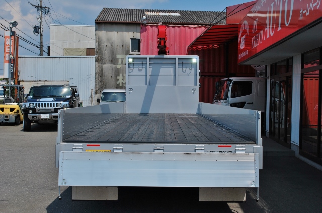 【464】日野　グラプロ　4軸後輪エアサス　4段ユニック　ラジコンフックイン