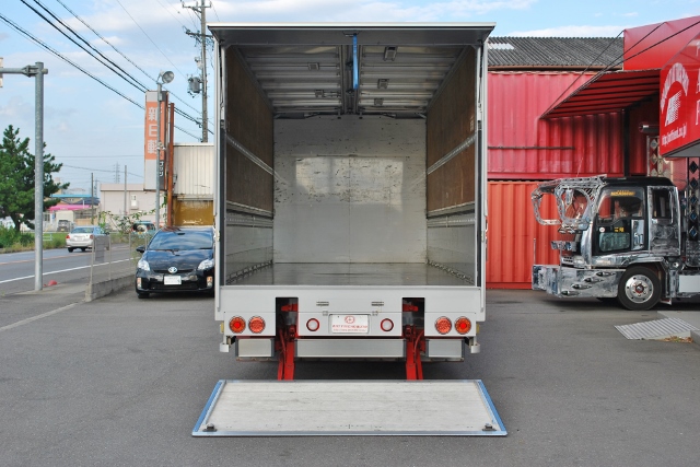 【393】三菱ふそうファイター　ワイド　アルミウイング　跳ね上げＰＧ