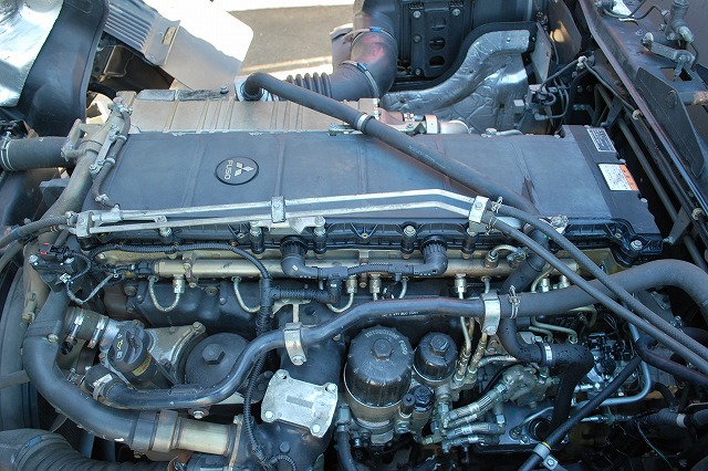 【487】三菱ふそうスーパーグレート　低床　アルミウイング　ハイルーフ　リヤエアサス