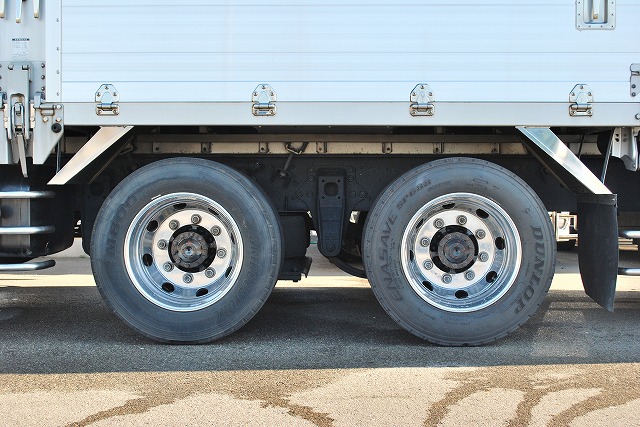 【487】三菱ふそうスーパーグレート　低床　アルミウイング　ハイルーフ　リヤエアサス