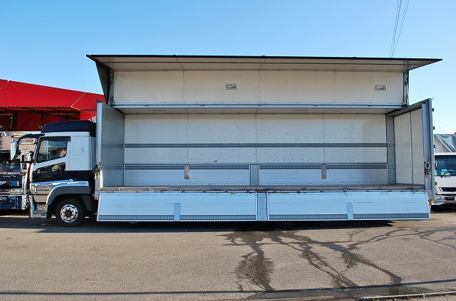 【487】三菱ふそうスーパーグレート　低床　アルミウイング　ハイルーフ　リヤエアサス