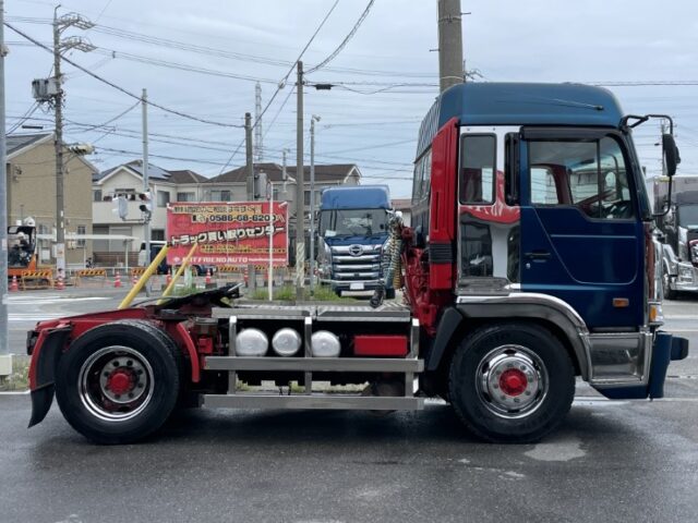 H14　日野　プロフィア　テラヴィ　トラクターヘッド　ハイルーフ　V8エンジン　リアエアサス　F21C