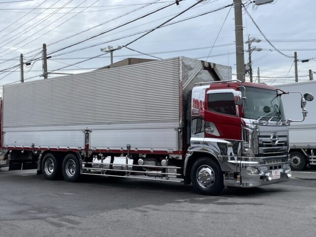 日野　プロフィア　ウィング　リアエアサス　メッキ多数　架装多数　