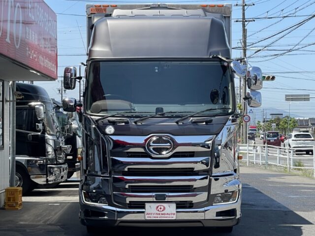 日野プロフィア　アルミウィング　融雪仕様　門工ステンレス