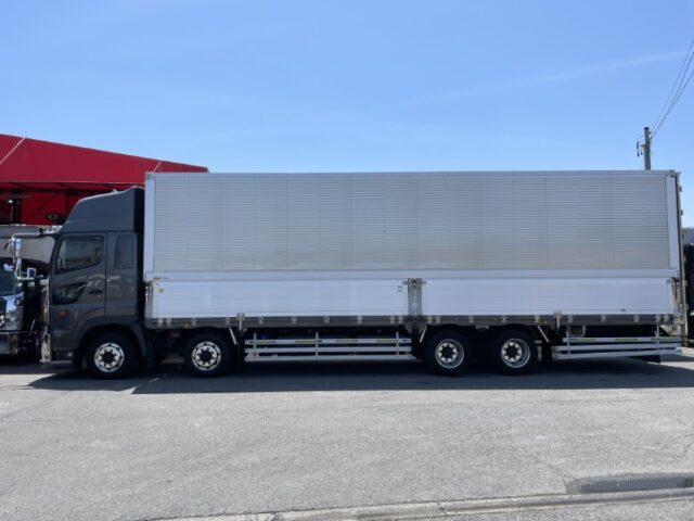 日野プロフィア　アルミウィング　融雪仕様　門工ステンレス