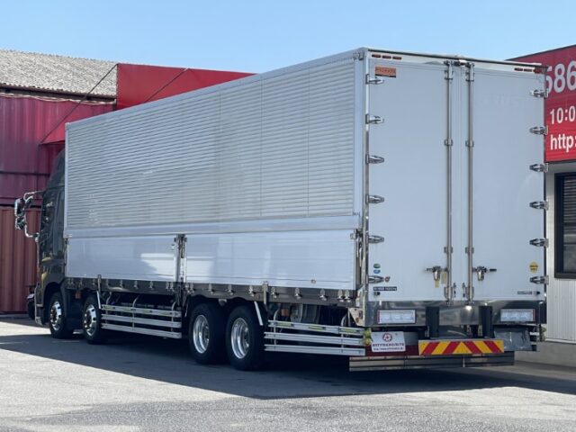 日野プロフィア　アルミウィング　融雪仕様　門工ステンレス