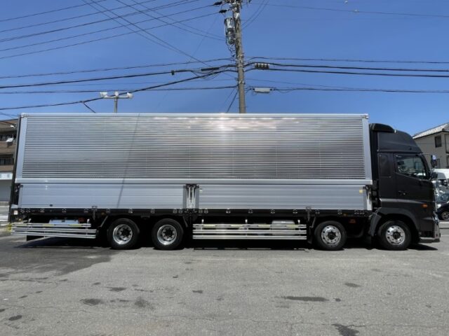 日野プロフィア　アルミウィング　融雪仕様　門工ステンレス