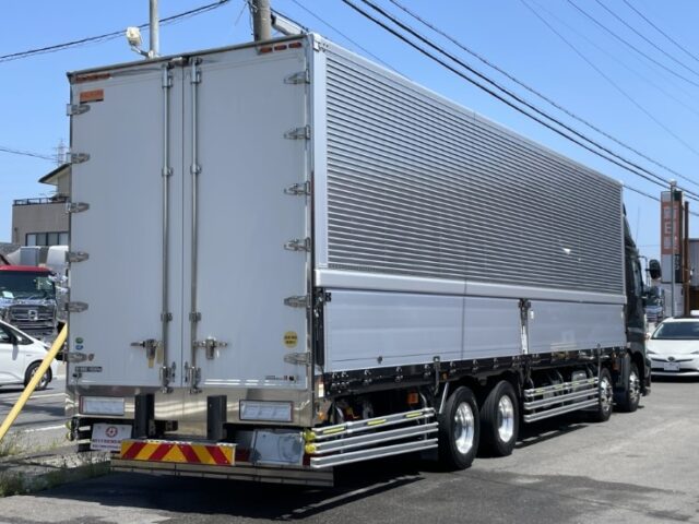 日野プロフィア　アルミウィング　融雪仕様　門工ステンレス