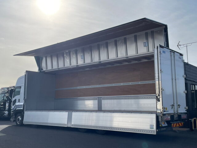 【1297】R3　ギガ　ハイルーフ　ウィング　リア門口ステンレス　7速　アルミホイール