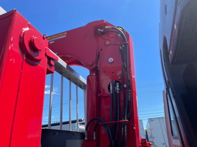 三菱ふそう：ファイター：増トン：未使用：ハイジャッキセルフ：ステンレスサイドバンパー