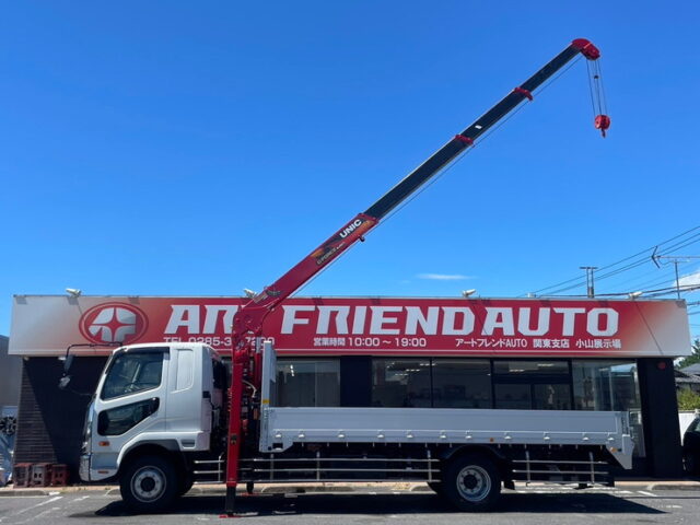 三菱ふそう：ファイター：増トン：未使用：ハイジャッキセルフ：ステンレスサイドバンパー